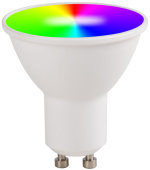 iGET HOME BS2 - Wi-Fi LED žárovka 5.5W RGB, CCT, GU10, stmívatelná, samostatná