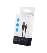 Datový kabel Forever USB/microUSB 1m 1A černý