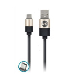 Datový kabel Forever Modern USB/USB-C 1m 2A černý