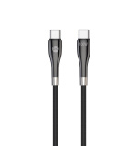 Datový kabel Forever Sleek USB-C/USB-C 1m 100W černý