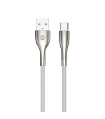 Datový kabel Forever Sleek USB/USB-C 1m 3A bílý