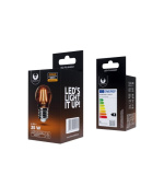 LED žárovka Forever E27 G45 4W COG gold teplá bílá (2200K)