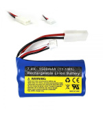 Akumulátor Li-ion 7.4V 1500mAh Mini tamiya