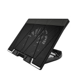 ZALMAN Stojan na notebook ZM-NS3000, až 17", 3xUSB, 1xUSB-C, Naklápěcí, černá