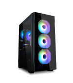 ZALMAN case I3 NEO TG, Mid Tower, ATX, 2xUSB 3.0, 1xUSB 2.0, 4x 120mm RGB Fan, černá