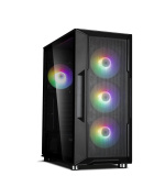 ZALMAN case I3 NEO, Mid Tower, ATX, 2xUSB 3.0, 1xUSB 2.0, 4x 120mm RGB Fan, černá