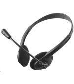 BAZAR - TRUST sluchátka s mikrofonem Primo Chat Headset, pro PC/laptop - Poškozený obal (Komplet)