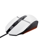 BAZAR - TRUST myš GXT 109W FELOX Gaming Mouse, optická, USB, bílá - Poškozený obal (Komplet)