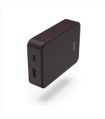 Hama Colour 10, powerbanka 10000 mAh, 3 A, výstup: USB-C, USB-A, slivková ( povidlová )