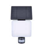 Solight LED solární osvětlení se senzorem, 11W, 1200lm, 3 CCT, Li-Ion, černá