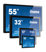 iiyama ProLite open-frame LCDs, 39.6 cm (15,6''), Projected Capacitive, 10 TP, Full HD, kit (USB), black