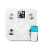 BAZAR - TrueLife FitScale W6 BT - Bioelektrická impedanční bluetooth váha - bílá - Poškozený obal (Komplet)