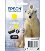 EPSON ink bar Singlepack "Lední medvěd" Yellow 26XL Claria Premium Ink