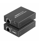 PREMIUMCORD HDMI KVM extender 4K a FULL HD 1080p na 70m s přenosem USB