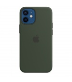 iPhone 12 mini Silicone Case with MagSafe Green/SK