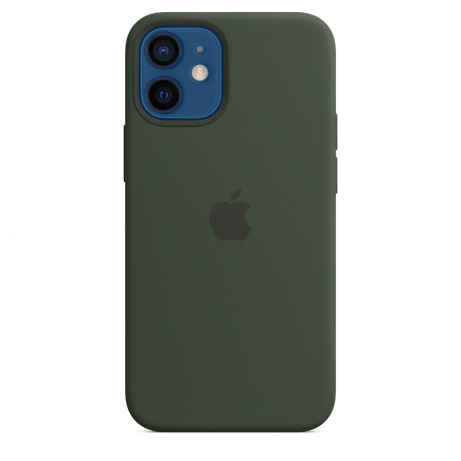 iPhone 12 mini Silicone Case with MagSafe Green/SK