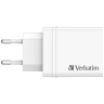 Verbatim USB nabíječka do sítě 30W,4 portová,bílá