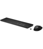 HP 650 Wireless Keyboard & Mouse Black- Anglická klávesnice a myš, černá