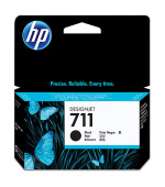 HP 711 Black DJ Ink Cart, 38 ml, CZ129A