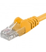 PremiumCord Patch kabel UTP RJ45-RJ45 level 5e 2m žlutá