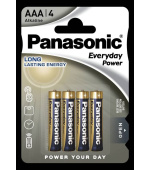 Panasonic Alkalická baterie LR03EPS/4BP Everyday Power (Blistr 4 ks)