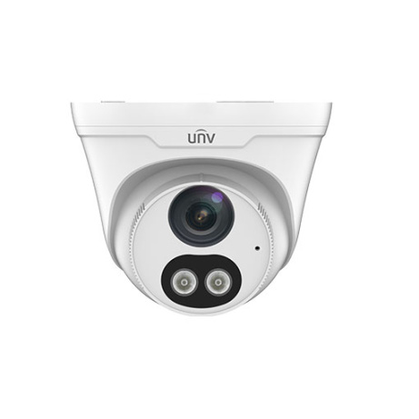 Uniview IPC3612LE-ADF28KC-DL, 2Mpix IP kamera, turret, objektiv 2,8 mm (106,7°), IR+bílý přísvit 30m