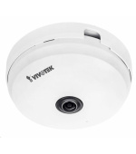 Vivotek FE9180-H-V2, 3.6 Mpix, 15sn/s, obj. 1.16mm (360°), DI/DO, Mic.in, PoE, WDR Pro 87dB, MicroSDXC, 3DNR, vnitřní