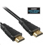 PREMIUMCORD Kabel HDMI 15m High Speed + Ethernet (v1.4), zlacené konektory