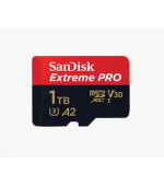 SanDisk micro SDXC karta 1TB Extreme PRO (200 MB/s Class 10, UHS-I U3 V30) + adaptér