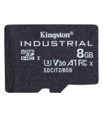 Kingston MicroSDHC karta 8GB Industrial C10 A1 pSLC Card Single Pack