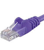 PremiumCord Patch kabel UTP RJ45-RJ45 CAT6 5m fialová