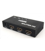 PREMIUMCORD HDMI splitter 1-2 porty kovový s napájením, 4K, FULL HD, 3D