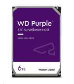 WD PURPLE WD64PURZ 6TB SATA/600 256MB cache, Low Noise, CMR