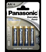 Panasonic Alkalická baterie LR6EPS/4BP Everyday Power (Blistr 4 ks)