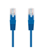 Kabel C-TECH patchcord Cat5e, UTP, modrý, 0,5m