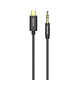 Baseus audio kabel Yiven z USB-C na Jack 3,5mm černý