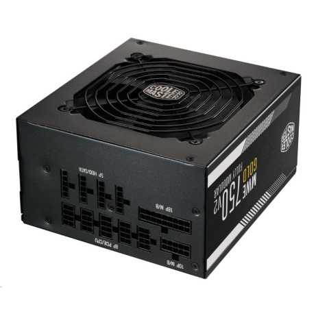 Cooler Master zdroj  MWE 750 Gold-v2  Full modular, 750W, 80+ Gold, UK + EU napájecí kabel