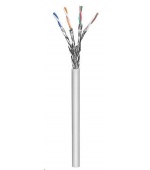 Intellinet Cat6A SFTP kabel, drát 305m, 23AWG, LSOH, šedý