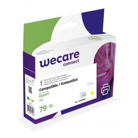 WECARE ARMOR ink kompatibilní s EPSON C13T79044010, žlutá/yellow