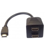 PREMIUMCORD Adaptér HDMI M - 2x F (rozdvojka, 1.3)