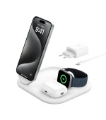 Belkin BOOST CHARGE Qi2 15w Magnetic 3in1, bílý