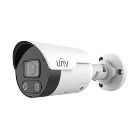 Uniview IPC2124LE-ADF40KMC-DL, 4Mpix IP kamera, bullet, objektiv 4,0 mm (79°), IR+bílý přísvit 30m