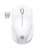 HP 220/Ergonomická/Optická/1 600 DPI/Bezdrátová USB/Bílá