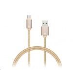 CONNECT IT Wirez Premium Metallic USB C - USB, rose gold, 1 m