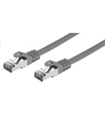 C-TECH kabel patchcord Cat7, S/FTP, šedý, 10m