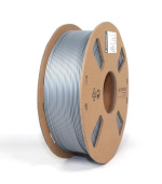 GEMBIRD Tisková struna (filament) PLA PLUS, 1,75mm, 1kg, stříbrná