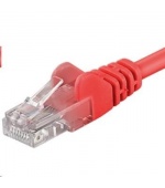 PREMIUMCORD Patch kabel UTP RJ45-RJ45 CAT5e 2m červená