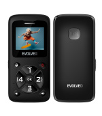 EVOLVEO EasyPhone ID, mobilní telefon pro seniory, černá