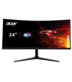 ACER LCD Nitro XZ342CUV3bmiiphx, 86cm (34") VA LED Curved, 3440x1440,180Hz,400nit,HDMI,DP,Audio,Repro,VESA,HgtAdj