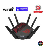 ASUS Herní Router ROG Rapture GT-BE19000, 3-pásmový WiFi7 Router, 2x WAN, 4x LAN, AiMesh